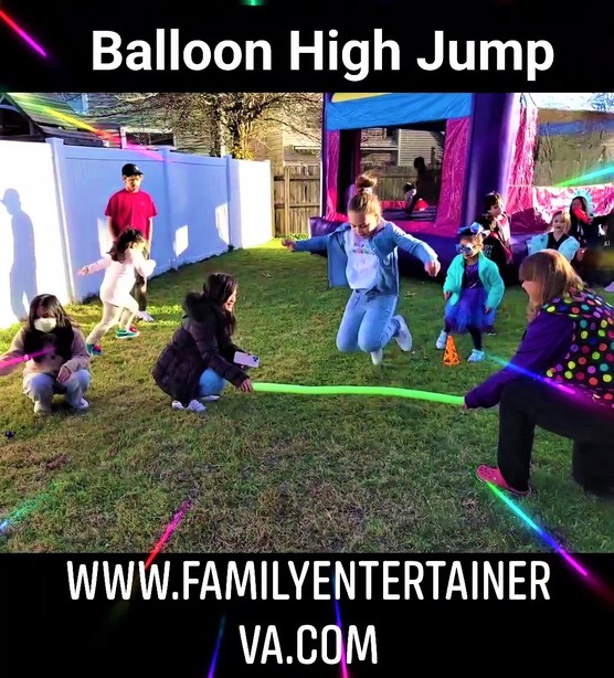 Balloon Twisting Extravaganza Party - Virginia Beach - balloon High Jump
