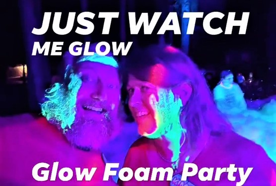 Foam Factory Glow Foam Party Virginia Beach watch me glow